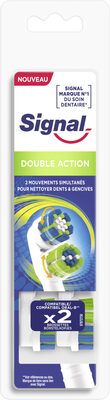 Signal Brossette Double Action Compatible Oral-B®* x2