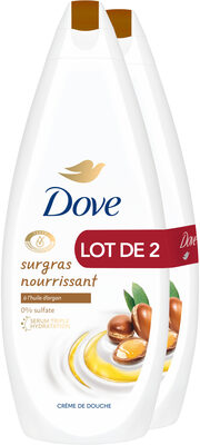 Dove Gel Douche Surgras Argan 2x750ml