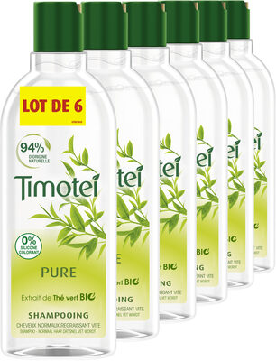 Timotei Pure Shampoing Femme Aux Extraits de Thé Vert Lot