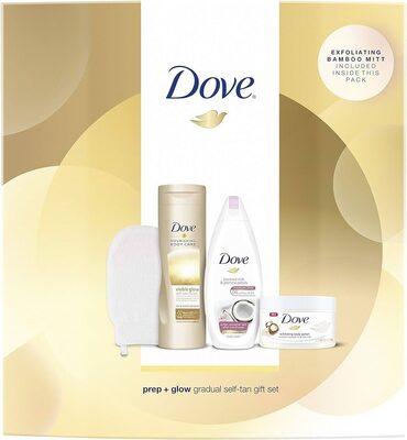 Dove prep   glow gradual self-tan gift set