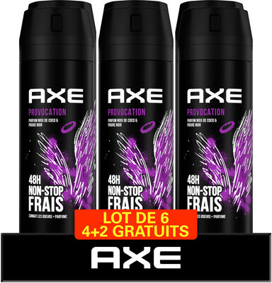 AXE Déodorant Provocation Lot 6x200ml GV