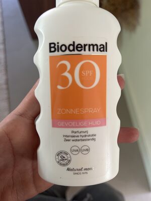 Biodermal Gevoelige Huid SPF30 Zonnespray