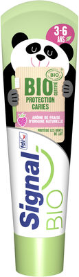 Signal Dentifrice Bio Enfants 3-6 ans Fraise 50ml