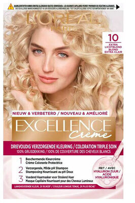 L'Oréal Paris Excellence Crème 10 Extra Lichtblond Permanente Haarverf