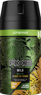 Axe Wild Déodorant Homme Spray Compressé Parfum Mojito & Bois de Cèdre