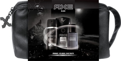 AXE Trousse Homme Black Eau de Toilette 100ml, Déodorant 150ml & Gel Douche 250ml x1