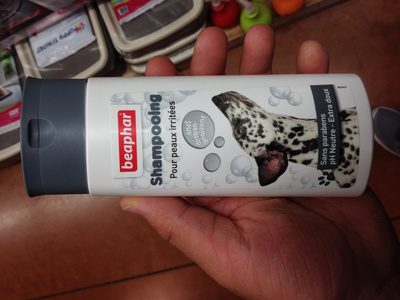 Shampooing pour peaux irritées