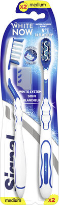 Signal Brosse à Dents Soin Blancheur Medium Lot de 2