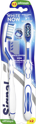 Signal Brosse à Dents Soin Blancheur Souple Lot de 2