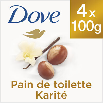 Dove Savon Lavant Antibactérien Beurre de Karité & Vanille