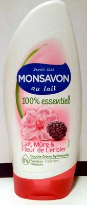 100% essentiel Lait, Mûre & Fleur de Cerisier