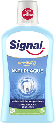 SIGNAL Bain de Bouche Integral 8 Anti-Plaque Antibactérien 500ml