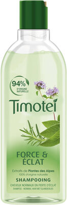 Timotei Shampoing Force & Eclat aux extraits de Plantes des Alpes Cheveux Normaux