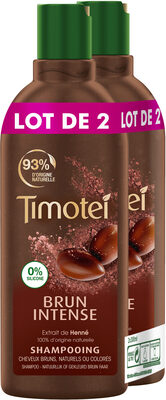 Timotei Brun Intense Shampoing Extrait de Henné Cheveux Bruns