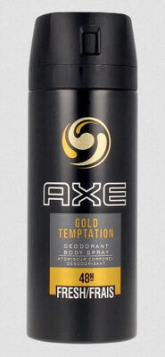 Axe Déodorant Homme Spray Gold Temptation Frais 48h 150ml