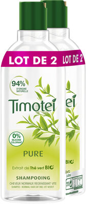Timotei Shampoing Extrait de Thé Vert Bio Cheveux Normaux