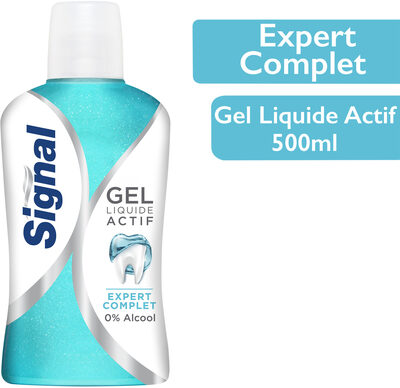 Signal Bain de Bouche Gel Liquide Actif Expert Complet
