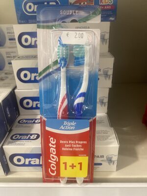 Brosse à dent souple Triple action