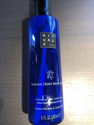 Samurai body moisturiser