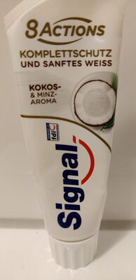 Zahnpasta 7 Actions Komplettschutz und sanftes Weiß, Kokos & Minze