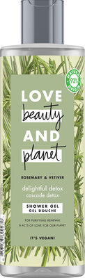 Love Beauty And Planet Gel Douche Cascade Détox 400ml