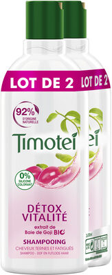 Timotei Détox Shampooing Femme aux extraits de Baie de Goji Cheveux Ternes Lot