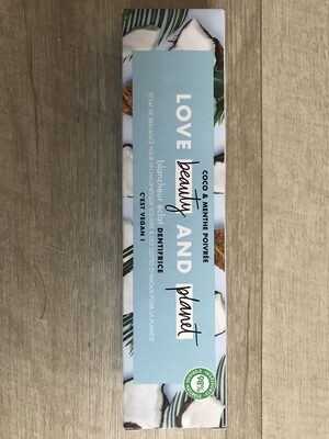 Love Beauty and Planet Dentifrice Blancheur Éclat 75ml