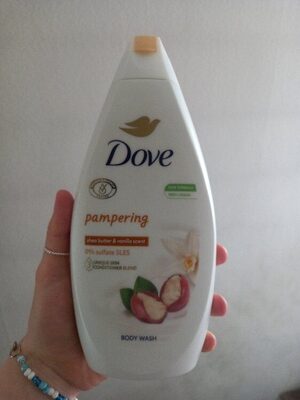 Pampering shea butter and vanilla scent Body wash