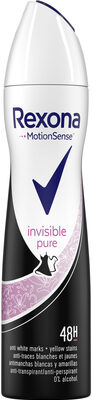 Rexona Déodorant Femme Spray Anti-Transpirant Invisible Pure 200ml