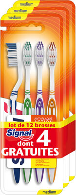 Signal Brosse à Dents 4 Actions Medium Lot de 4