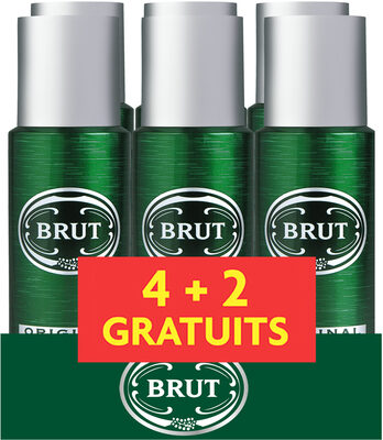 Brut Déodorant Homme Spray Original 200ml Lot de 2