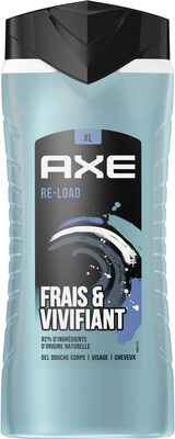 Axe Gel Douche Homme 3en1 Re-Load Frais et Vivifiant 400ml