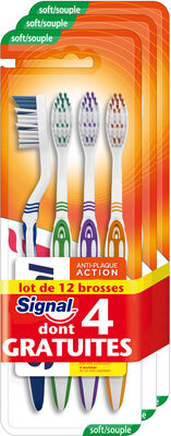 Signal Brosse à Dents 4 Actions Medium Lot de 4