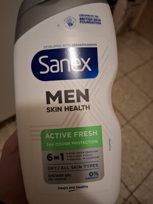 Sanex Men Skin Health 6-in-1 Active Fresh Douchegel