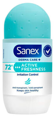 Sanex Derma Care+ Active Freshness 72h Antitranspirant Deodorant Roller