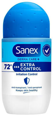 Sanex Derma Care+ Extra Control 72h Antitranspirant Deodorant Roller
