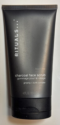 Charcoal face scrub