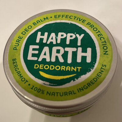 Happy Earth 100% Natural Bergamot Deodorant Balm