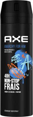 Axe Déodorant Homme Bodyspray Anarchy 48h Non-Stop Frais 200ml