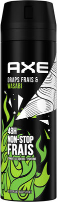 Axe Déodorant Homme Bodyspray Draps Frais & Wasabi 48h Non-Stop Frais 200ml