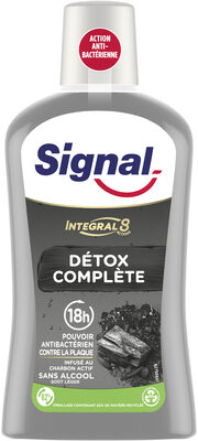 Signal Bain de Bouche Antibactérien Integral 8 Nature Elements Détox Complète 500ml