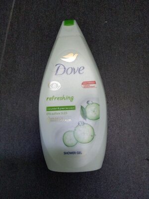 Shower Gel, cucumber & green tea scent