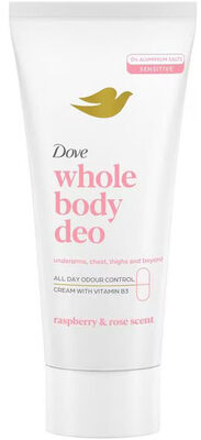 Dove Whole Body Raspberry & Rose Deodorant Cream