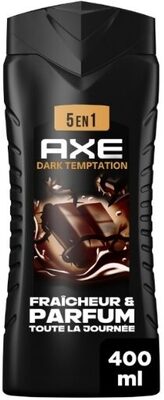 Gel Douche Homme Dark Tempation 5-en-1 Fraîcheur & Parfum 24h