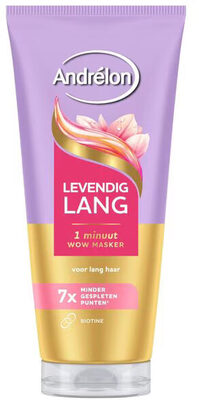 Andrélon Levendig Lang 1 Minuut Wow Haarmasker