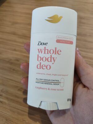 Dove Women Whole Body Deodorant Stick Raspberry Rose 81g