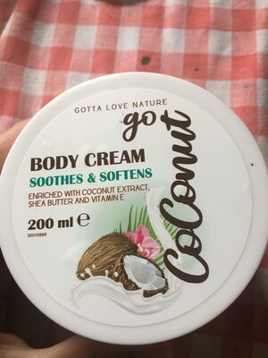 Body cream soothes & softens