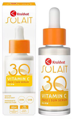 Kruidvat Solait Vitamin C SPF30 Face Sun Serum