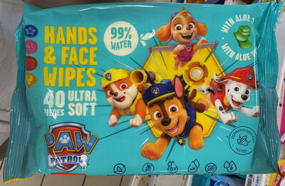 Hands & Face wipes Paw Patrol