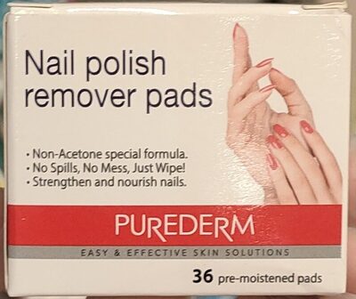 Nail polish remover pads